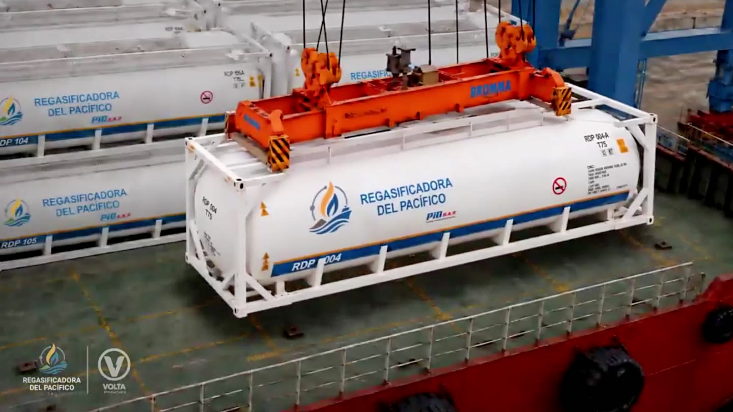 Contenedores y equipo tecnológico criogénico del proyecto